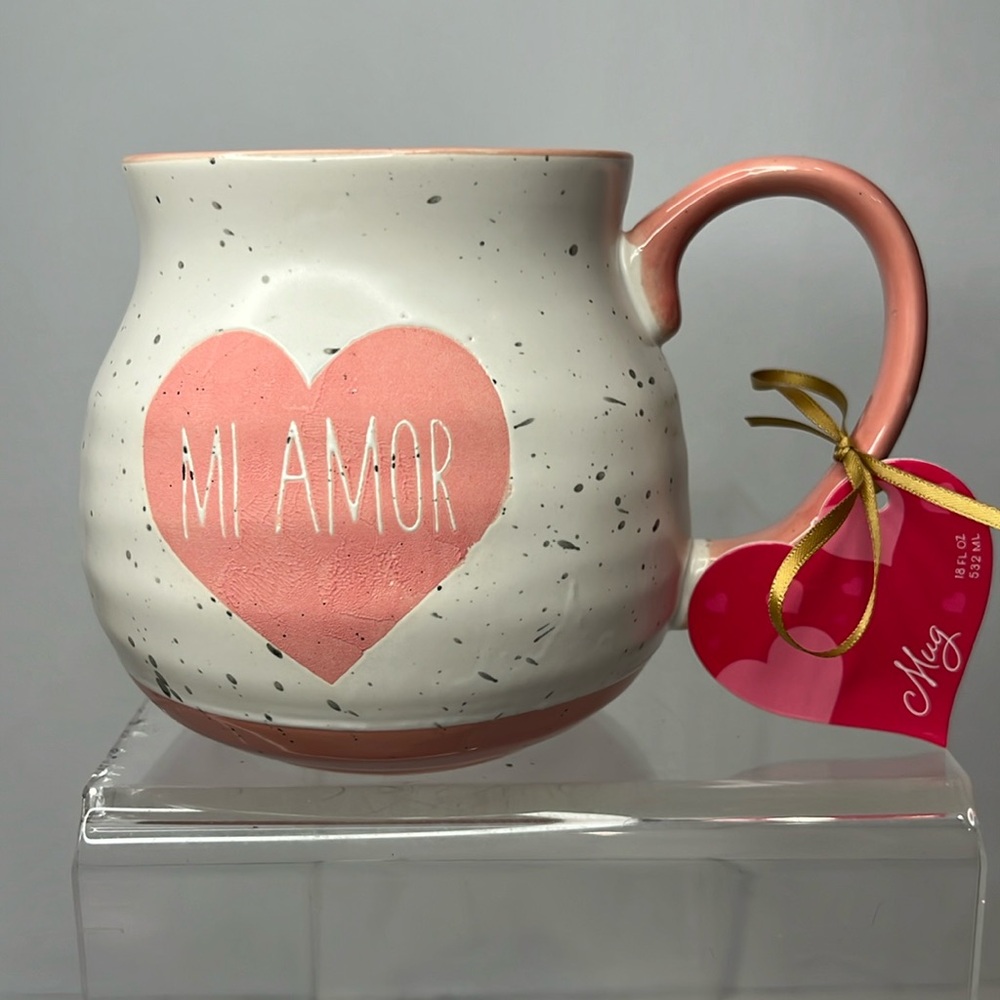 NWT MI AMOR COFFEE MUG